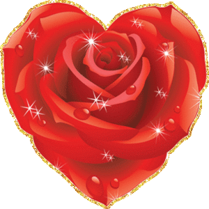 Gif animé coeurs roses 